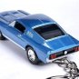 RARE KEYCHAIN BLUE 1968/1969 FORD MUSTANG GTA CUSTOM Ltd. Ed. GREAT GIFT