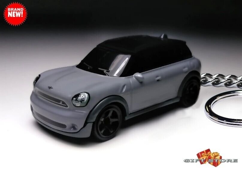 RARE KEYCHAIN GREY BLACK TOP MINI&acirc;�&cent; COUNTRYMAN CUSTOM Ltd. Ed. GREAT GIFT