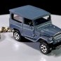 HTF RARE KEYCHAIN GRAY TOYOTA LAND CRUISER FJ40 CUSTOM Ltd Ed GREAT GIFT
