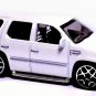 RARE KEYCHAIN WHITE CADILLAC⢠ESCALADE CUSTOM GREAT GIFT or DESK DISPLAY