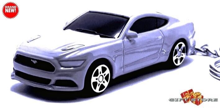 RARE KEYCHAIN WHITE FORD MUSTANG GT TINTED WINDOWS CUSTOM Ltd GREAT GIFT