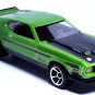 HTF KEYCHAIN GREEN 71/72/73 FORD MUSTANG MACH 1 CUSTOM Ltd Ed GREAT GIFT