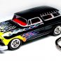 RARE KEYCHAIN 1955/56/57 BLACK FLAMED CHEVY NOMAD Ltd GREAT GIFT NOVELTY