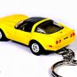 KEYCHAIN 80~82 YELLOW CHEVY CORVETTE C3 L82 T-TOP CUSTOM GREAT GIFT&iuml;&cedil;�