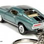 RARE KEYCHAIN BLUE 67/68 FORD SHELBY MUSTANG GT500 & KR COBRA GREAT GIFT