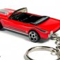 RARE CUSTOM KEYCHAIN 1964½/65/66 RED FORD MUSTANG CONVERTIBLE GREAT GIFT