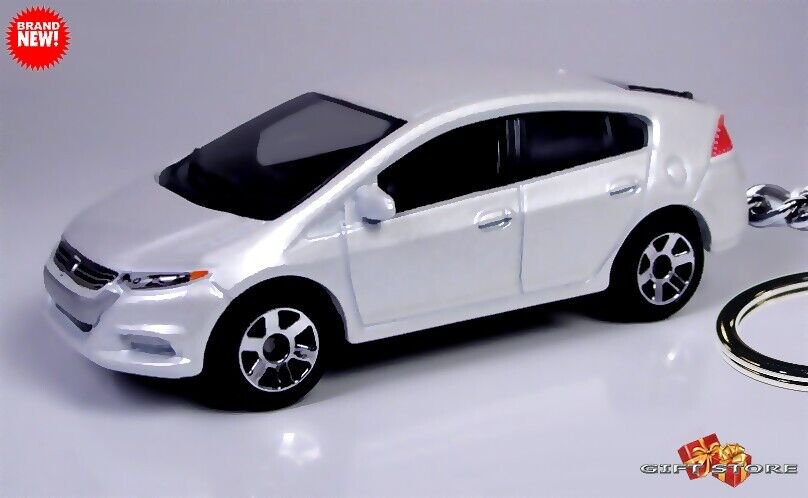 RARE KEYCHAIN WHITE HONDA INSIGHT HYBRID CUSTOM Ltd. Ed. GREAT GIFT SHOW