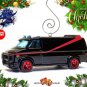 GREAT GIFT or FAN SWITCH CHRISTMAS ORNAMENT A-TEAM GMC PANEL VAN VANDURA