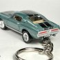 RARE KEYCHAIN BLUE 67 FORD SHELBY MUSTANG GT500 & 68 COBRA KR GREAT GIFT