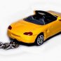 HTF KEYCHAIN YELLOW PORSCHE BOXSTER CUSTOM Ltd NICE GIFT or DESK DISPLAY