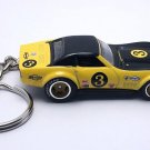 RARE KEYCHAIN 1969/70 YELLOW CHEVY CORVETTE C3 CUSTOM Ltd Ed. GREAT GIFT