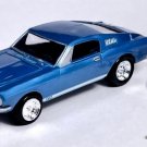 RARE KEYCHAIN BLUE 68 FORD MUSTANG GTA CUSTOM Ltd Ed. GREAT GIFT NOVELTY