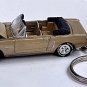 RARE CUSTOM KEYCHAIN GOLD 1964½/65/66 FORD MUSTANG CONVERTIBLE NICE GIFT