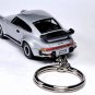 VERY RARE KEYCHAIN SILVER PORSCHE 911 CARRERA TURBO TEA TRAY NICE GIFT