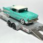 VERY RARE KEYCHAIN 2 LOT TURQUOISE 57 CHEVY⢠+ TRAILER HAULER GREAT GIFT