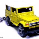 RARE KEYCHAIN YELLOW TOYOTA™ LAND CRUISER FJ40 CUSTOM Ltd Ed. GREAT GIFT