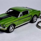 ������RARE KEYCHAIN 1968/1969 GREEN FORD MUSTANG FASTBACK COBRA JET 428 GREAT GIFT������