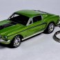 ������RARE KEYCHAIN 1968/1969 GREEN FORD MUSTANG FASTBACK COBRA JET 428 GREAT GIFT������