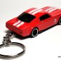 í ¼í¾RARE KEYCHAIN 1965/66 RED WHITE FORD MUSTANG CUSTOM Ltd EDITION GREAT GIFTí ¼í¾í ¼í¾