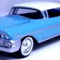 RARE KEYCHAIN 1958 BLUE CHEVROLET BEL AIR IMPALA CUSTOM Ltd GREAT GIFT