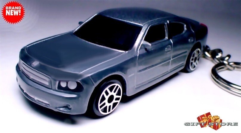 &iacute;&nbsp;&frac14;&iacute;&frac34;� RARE KEY CHAIN SILVER GRAY DODGE CHARGER R/T CUSTOM Ltd EDITION GREAT GIFT &iacute;&nbsp;&frac14;&iacute;&frac34;�