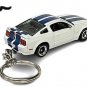 í ¼í¾í ¼í¾í ¼í¾ í ¼í¶ RARE KEYCHAIN WHITE FORD MUSTANG GT NEW CUSTOM Ltd Ed.í ½í²GREAT GIFTí ½
