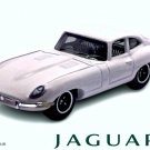 ������������������VHTF RARE KEYCHAIN WHITE JAGUAR E-TYPE/XK-E CUSTOM Ltd Ed.������GREAT GIFT������