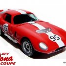 ������������VERY RARE KEYCHAIN RED 64~65 SHELBY COBRA DAYTONA CUSTOM Ltd.������NICE GIFT������������