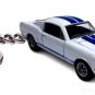 í ¼í¾í ½íº¦í ¼í¶ ULTRA RARE KEYCHAIN 65/66 WHITE SHELBY MUSTANG GT350 Ltd.í ½í²GREAT GIFTí ½í²