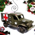 ������������CHRISTMAS ORNAMENT DODGE WC54 AMBULANCE WW2/KOREA/VIETNAM MASH NICE GIFT������������