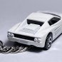 í ¼í¾RARE KEYCHAIN WHITE FERRARI TESTAROSSA MIAMI VICE DON JOHNSON GREAT GIFTí ¼í¾