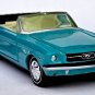 ������������RARE CUSTOM KEYCHAIN BLUE 1964½/65/66 FORD MUSTANG CONVERTIBLE NICE GIFT������������