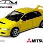 í ¼í¾ í ½í´´ í ¼í¶ HTF KEYCHAIN YELLOW MITSUBISHI LANCER EVO 8 CUSTOM Ltd í ½í²GREAT GIFTí ½í²