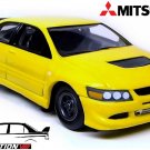 ������ ������ ������ HTF KEYCHAIN YELLOW MITSUBISHI LANCER EVO 8 CUSTOM Ltd ������GREAT GIFT������