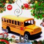 HTF GREAT GIFT CHRISTMAS ORNAMENT YELLOW SCHOOL BUS or FAN SWITCH HANGER