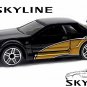 VERY RARE KEYCHAIN BLACK NISSAN SKYLINE GT-R R32 CUSTOM Ltd.GREAT GIFT