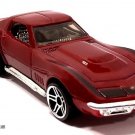 ������������������������ KEYCHAIN BURGUNDY CHEVY CORVETTE C3 CUSTOM Ltd Ed. ❤️GREAT GIFT❤️
