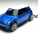 ������RARE KEYCHAIN BLUE WHITE TOP BMW MINI COOPER CUSTOM Ltd EDITION GREAT GIFT������������