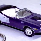 ������ RARE KEY CHAIN PURPLE 1971~1974 PLYMOUTH HEMI CUDA CONVERTIBLE GREAT GIFT ������