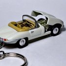 ������VERY RARE KEYCHAIN WHITE JAGUAR E-TYPE/XKE CONVERTIBLE CUSTOM Ltd GREAT GIFT������
