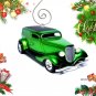 RARE CHRISTMAS ORNAMENT GREEN GRINCH FORD CUSTOM CHOPPED TOP™ GREAT GIFT