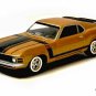 RAR KEYCHAIN 1970 GOLD FORD MUSTANG BOSS 302 FASTBACK ❤️GREAT GIFT❤️