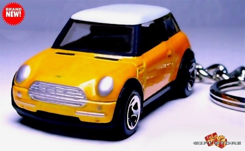 &iacute;&nbsp;&frac14;&iacute;&frac34;�RARE KEYCHAIN EEG YELLOW WHITE BMW MINI COOPER CUSTOM Ltd EDITION GREAT GIFT&iacute;&nbsp;&frac14;&iacute;&frac34;�