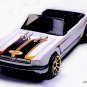 ������������RARE CUSTOM KEYCHAIN WHITE 64½/65/66 FORD™ MUSTANG CONVERTIBLE NICE GIFT������������
