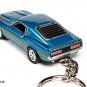 í ¼í¾í ¼í¾í ¼í¾VERY RARE KEYCHAIN BLUE TURQUOISE 69 MUSTANG SHELBY GT350 â¤ï¸GREAT GIFTâ¤ï¸