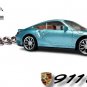 í ¼í¾ í ¼í¶ RARE KEYCHAIN BLUE PORSCHE 911 TURBO/S 996 CUSTOM Ltd Ed. í ½í²GREAT GIFTí ½í²í ¼í¾