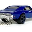 ������������������������ KEYCHAIN BLUE 69/70 DODGE CHARGER 500 CUSTOM Ltd Ed. ❤️GREAT GIFT❤️