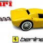 í ¼í¾í ½íº¦í ¼í¶ í ½í²GREAT GIFTí ½í² KEYCHAIN YELLOW FERRARI 250 LM í ¼í¿ LE MANS GHIA EURO HW
