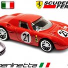 ������������������ RARE KEYCHAIN RED FERRARI 250 LE MANS BERLINETTA PININFARINA EURO HW������������