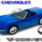 ������ ������ KEYCHAIN 1997~98~99~2005 BLUE CHEVY CORVETTE C5 CONVERTIBLE������NICE GIFT������������